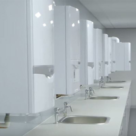 buy a new boiler instead of repairing the old boiler.